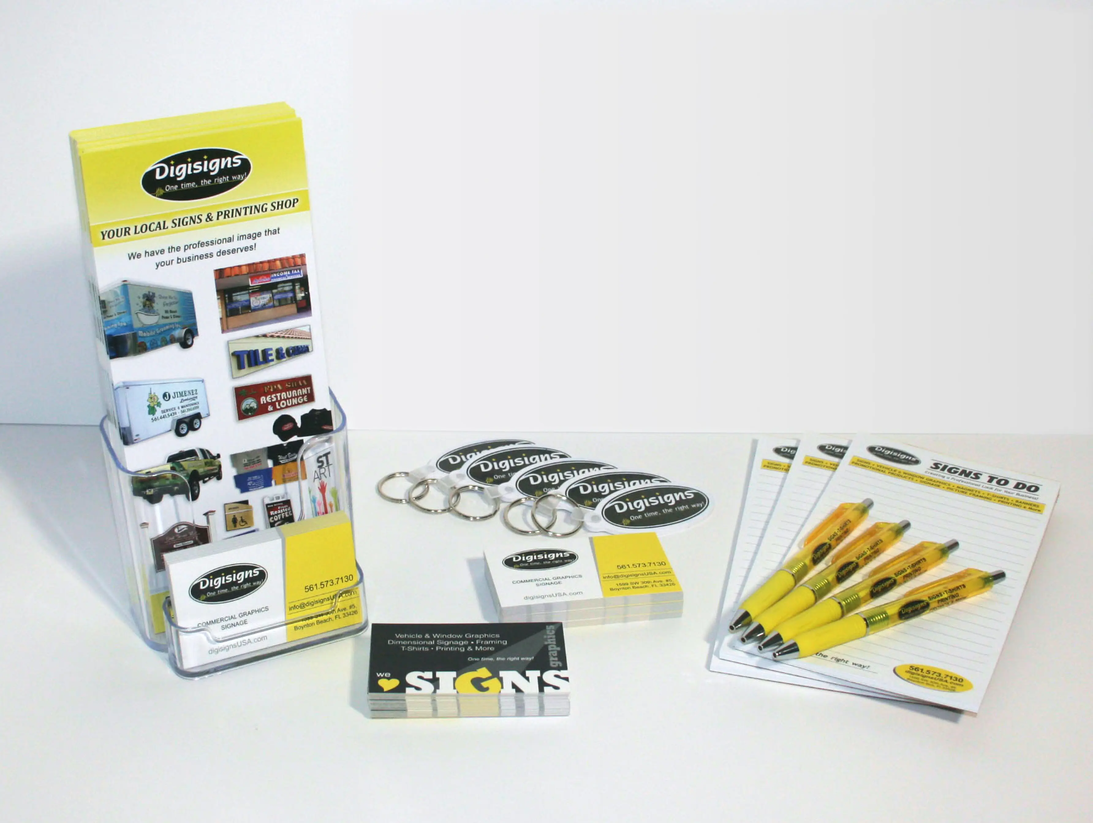 Custom printed marketing materials and promotional products